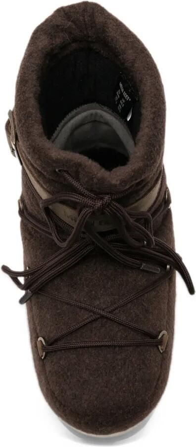 Moon Boot EVX light nubuck dark brown felt boots Bruin - Foto 4