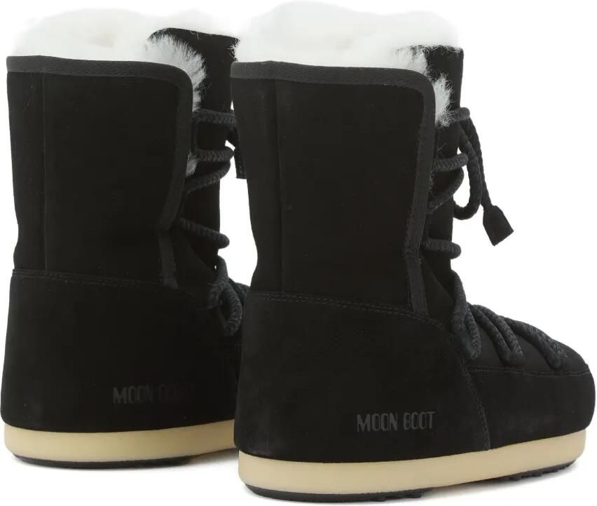 Moon Boot EVX suède lammy veterlaarzen Zwart - Foto 4