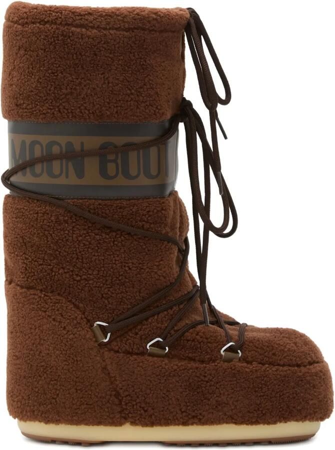 Moon Boot Icon fleece laarzen Bruin
