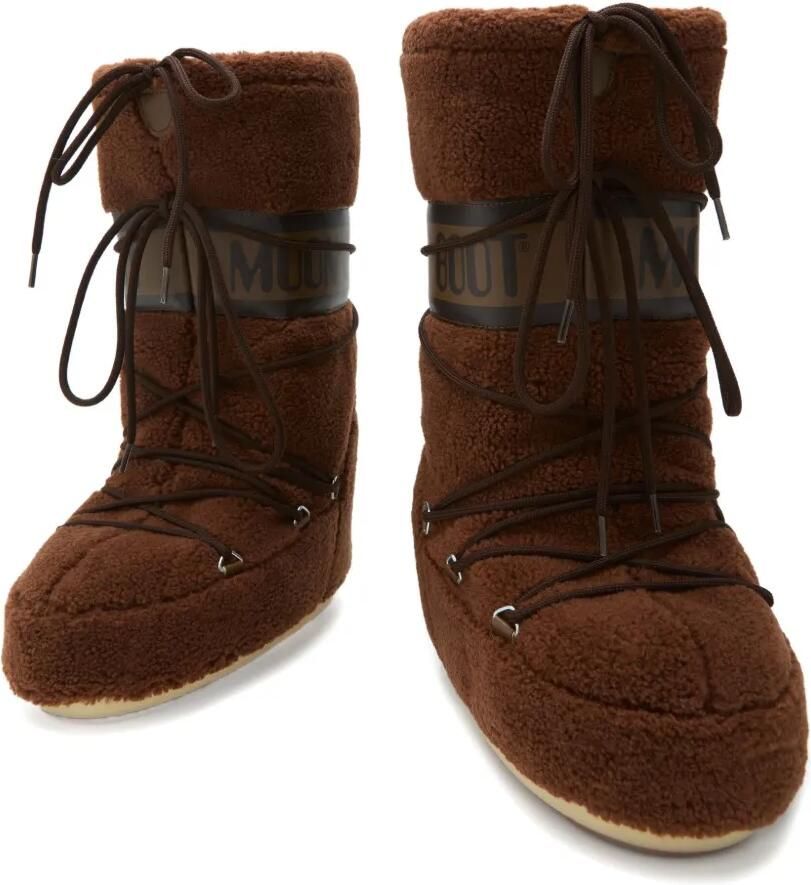 Moon Boot Icon fleece laarzen Bruin - Foto 2