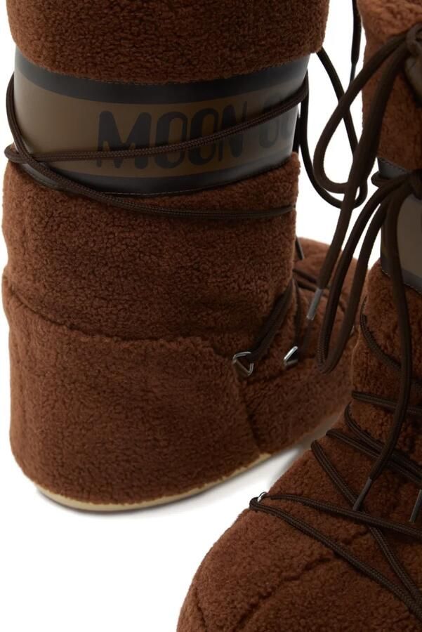 Moon Boot Icon fleece laarzen Bruin - Foto 4