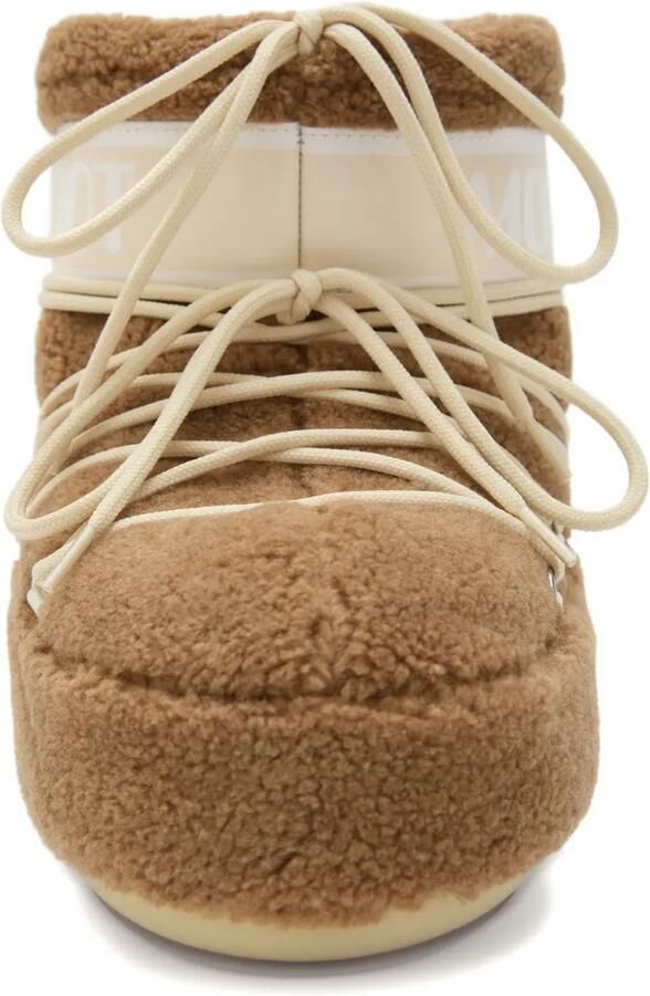 Moon Boot Icon fleece lage laarzen Bruin - Foto 3
