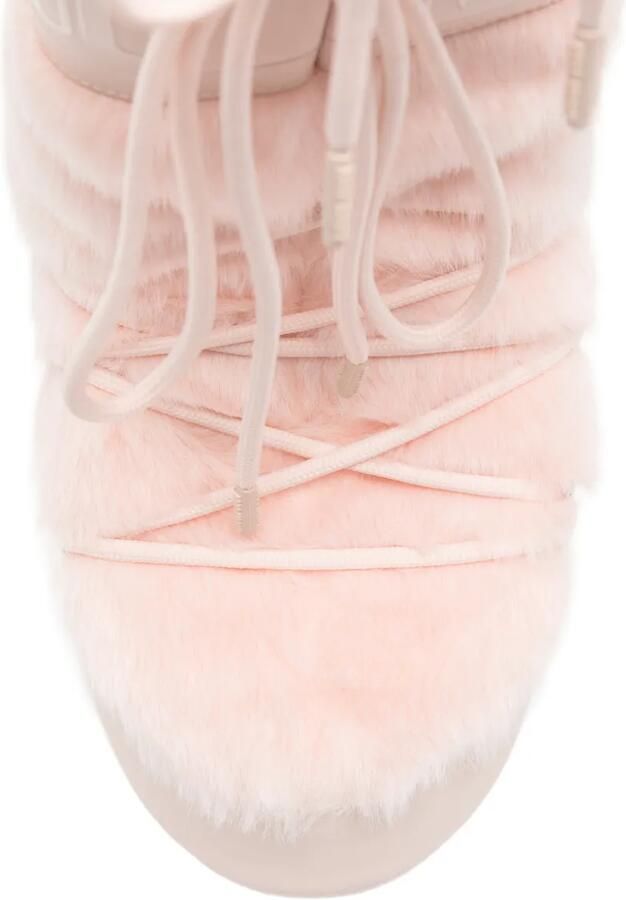 Moon Boot Icon laarzen met imitatiebont Roze - Foto 2