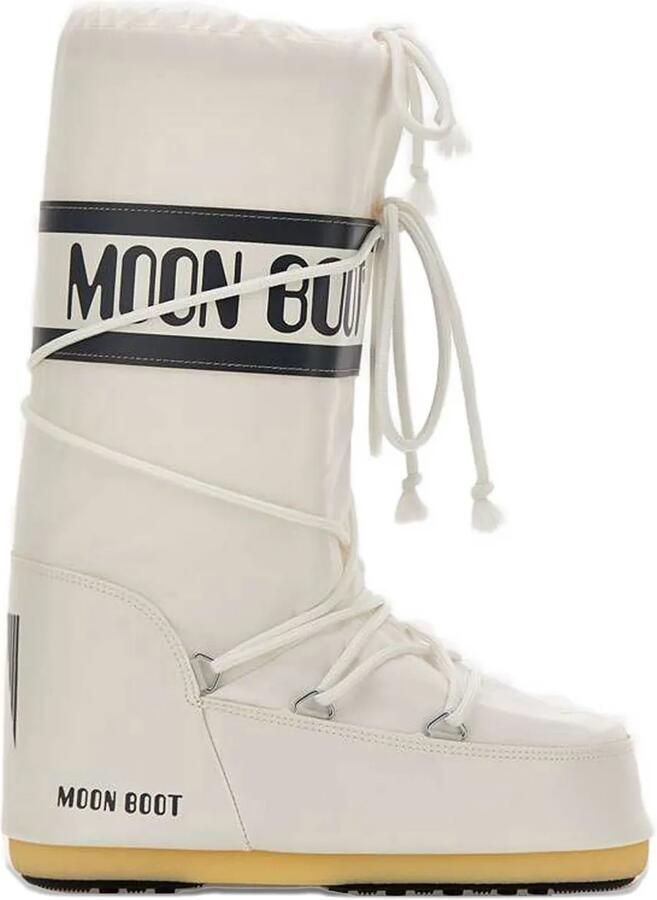 Moon Boot Icon laarzen met logo Wit