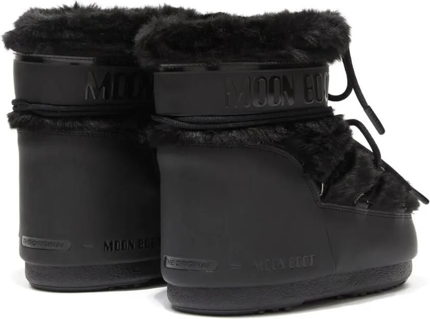 Moon Boot Icon Low laarzen met imitatiebont Zwart - Foto 2