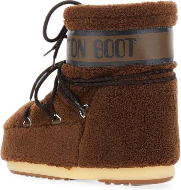 Moon Boot Icon Low laarzen met lammy-effect Bruin - Foto 3
