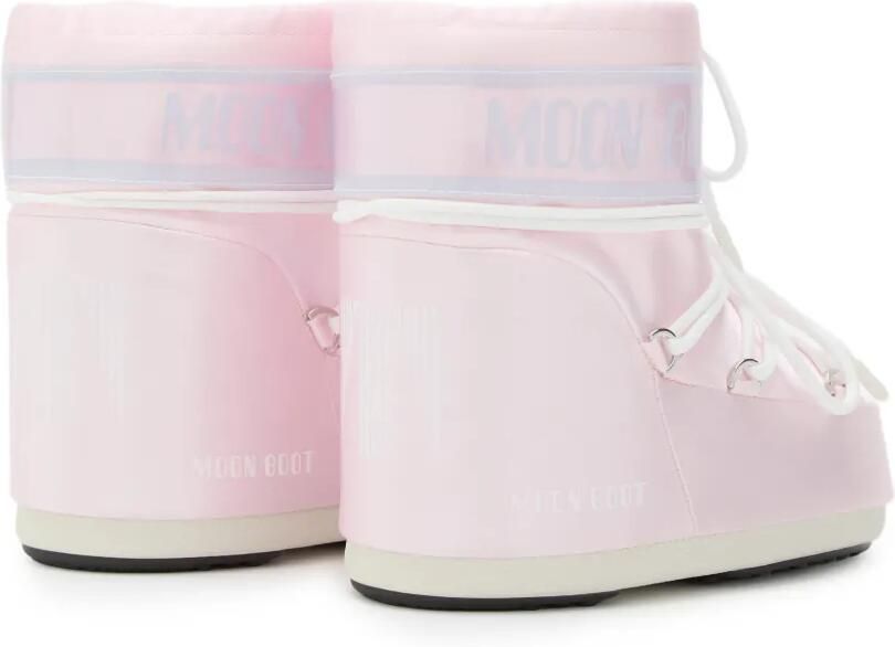 Moon Boot Icon Low laarzen met parelmoer-effect Roze - Foto 4