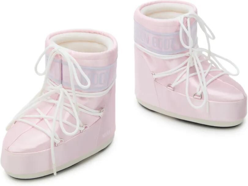 Moon Boot Icon Low laarzen met parelmoer-effect Roze - Foto 2