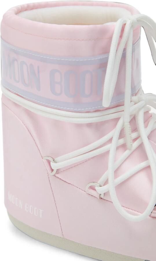 Moon Boot Icon Low laarzen met parelmoer-effect Roze - Foto 3