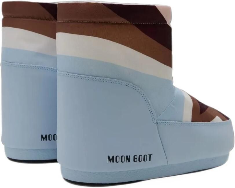 Moon Boot Icon low no lace comet baby blue boots Blauw - Foto 3