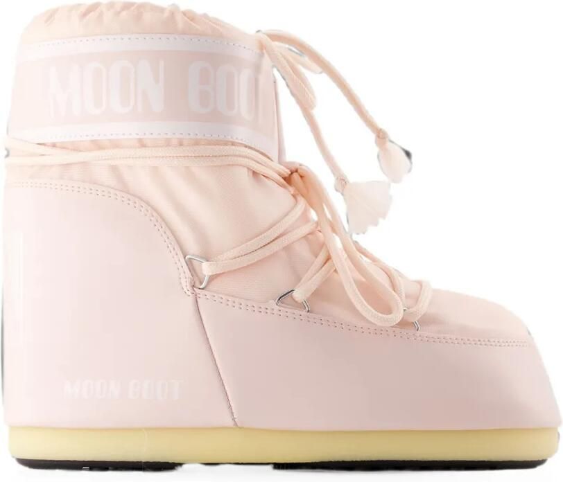 Moon Boot Icon Low nylon laarzen Roze