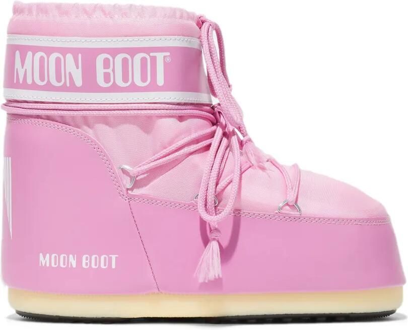 Moon Boot Icon Low pink nylon boots Roze