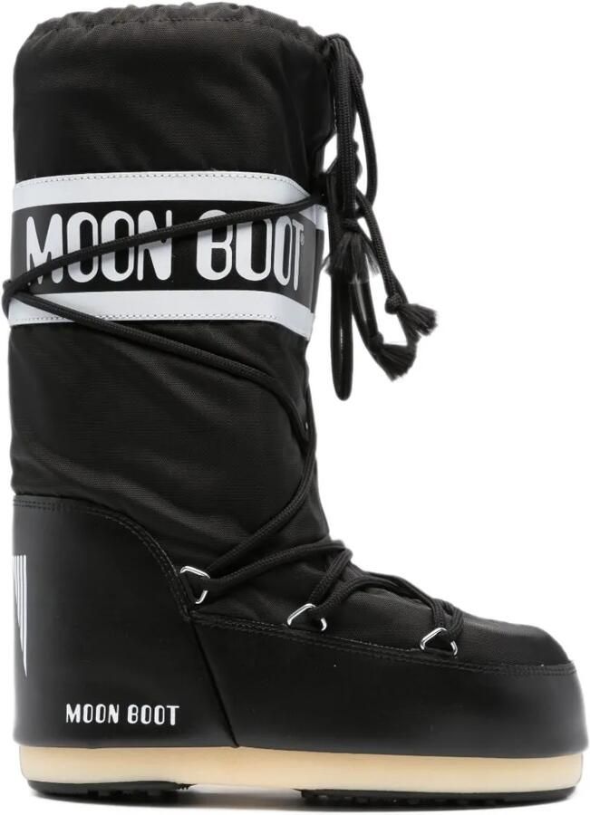 Moon Boot Icon nylon laarzen Zwart