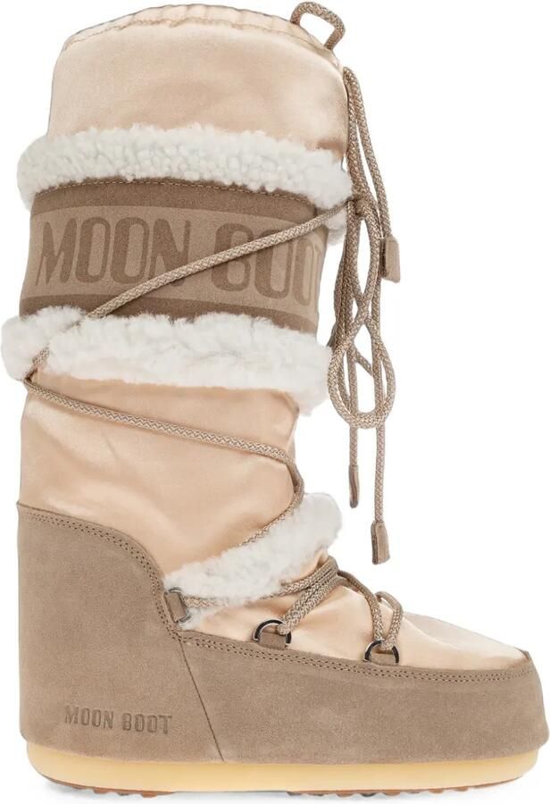 Moon Boot Icon Pearly Plus laarzen van beige en perzik
