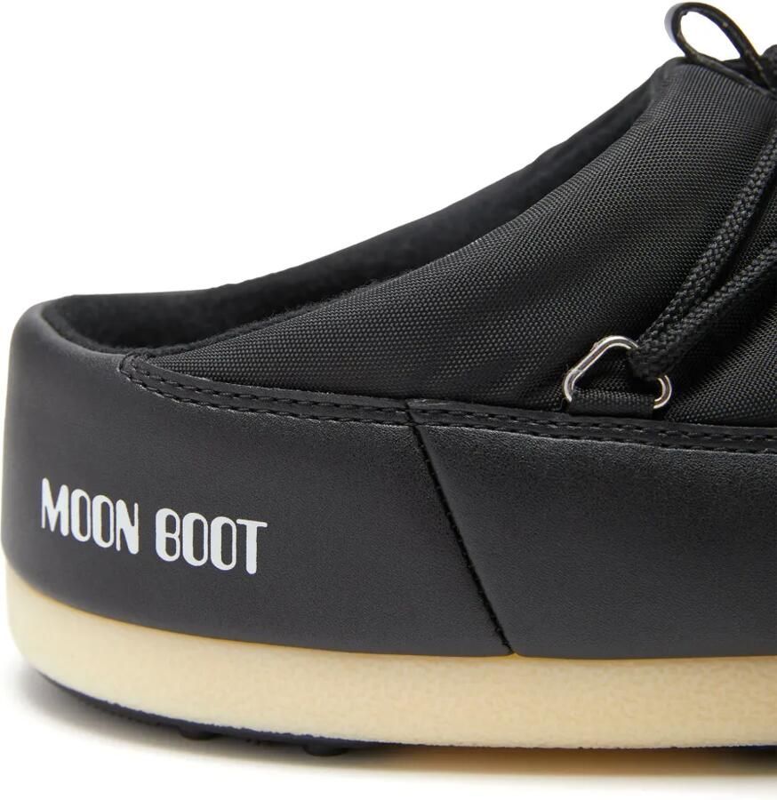 Moon Boot Icon slippers met logoprint Zwart - Foto 2