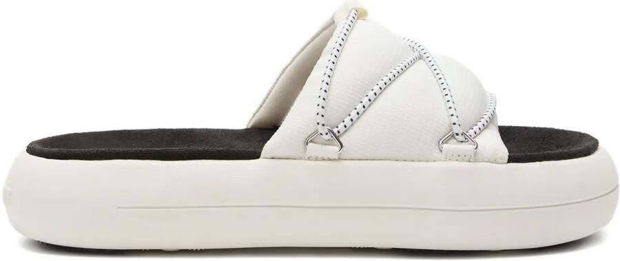 Moon Boot Icon slippers met plateauzool Wit