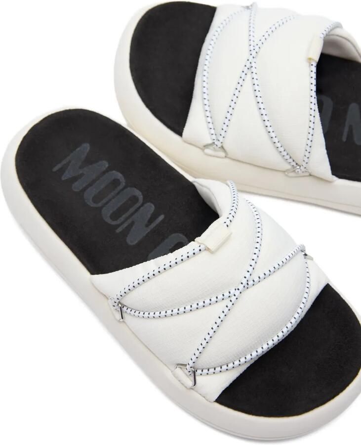 Moon Boot Icon slippers met plateauzool Wit - Foto 2
