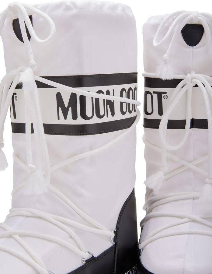 Moon Boot Icon snowboots met logoband Wit - Foto 3