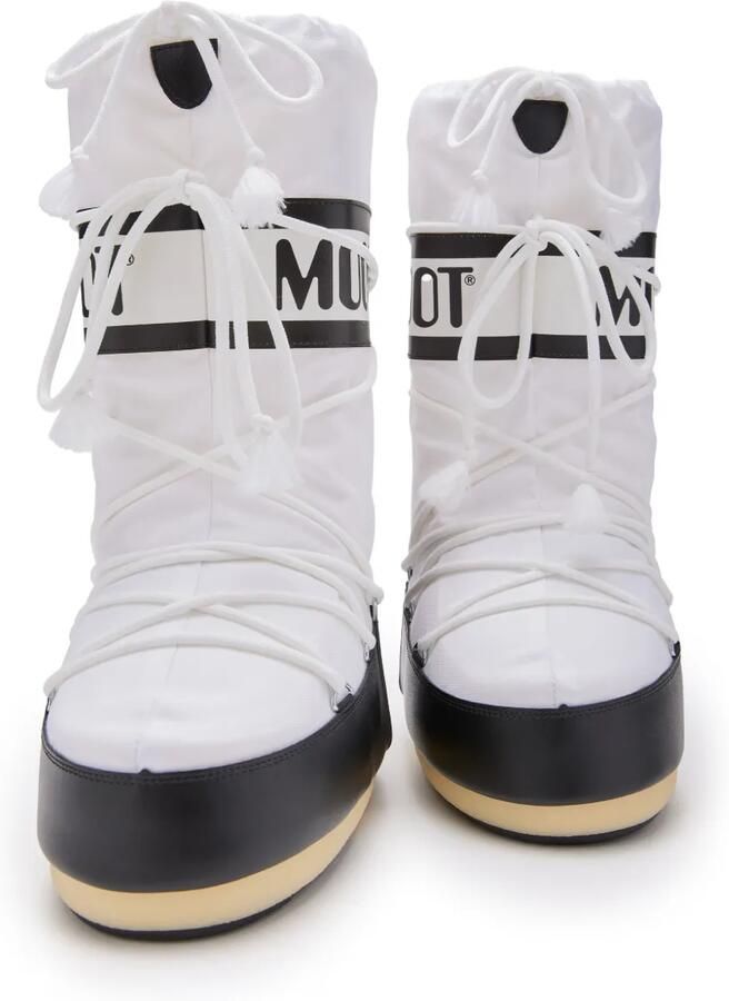 Moon Boot Icon snowboots met logoband Wit - Foto 4