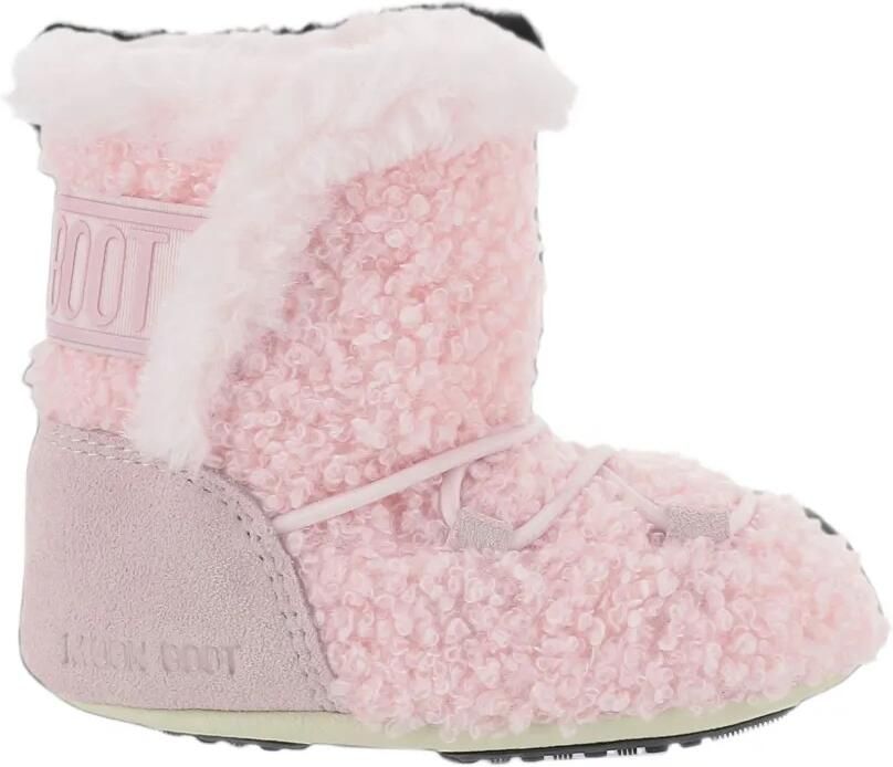 Moon Boot Kids Crib teddy ankle boots Roze - Foto 3