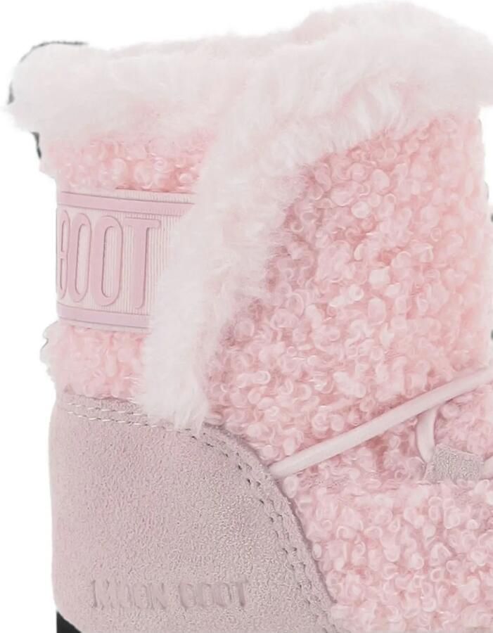 Moon Boot Kids Crib teddy ankle boots Roze - Foto 2