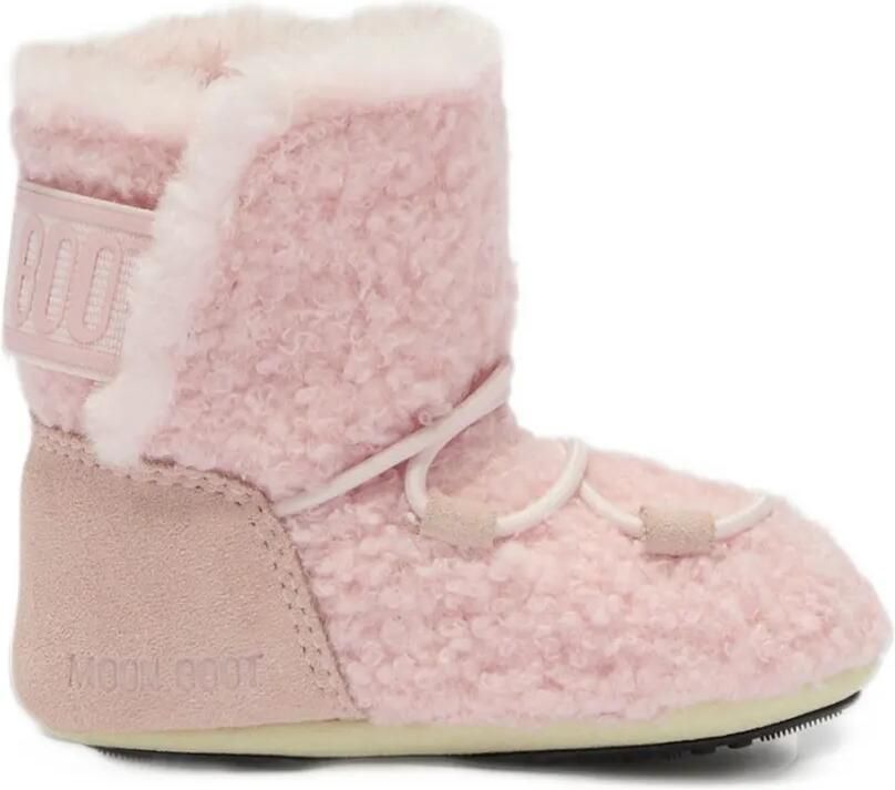 Moon Boot Kids Crib Teddy logo-strap boots Roze - Foto 2