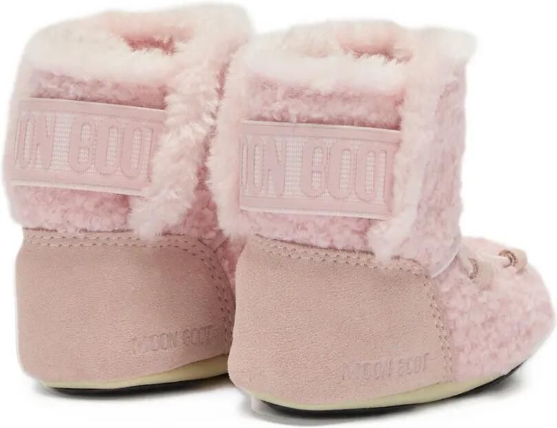 Moon Boot Kids Crib Teddy logo-strap boots Roze - Foto 3