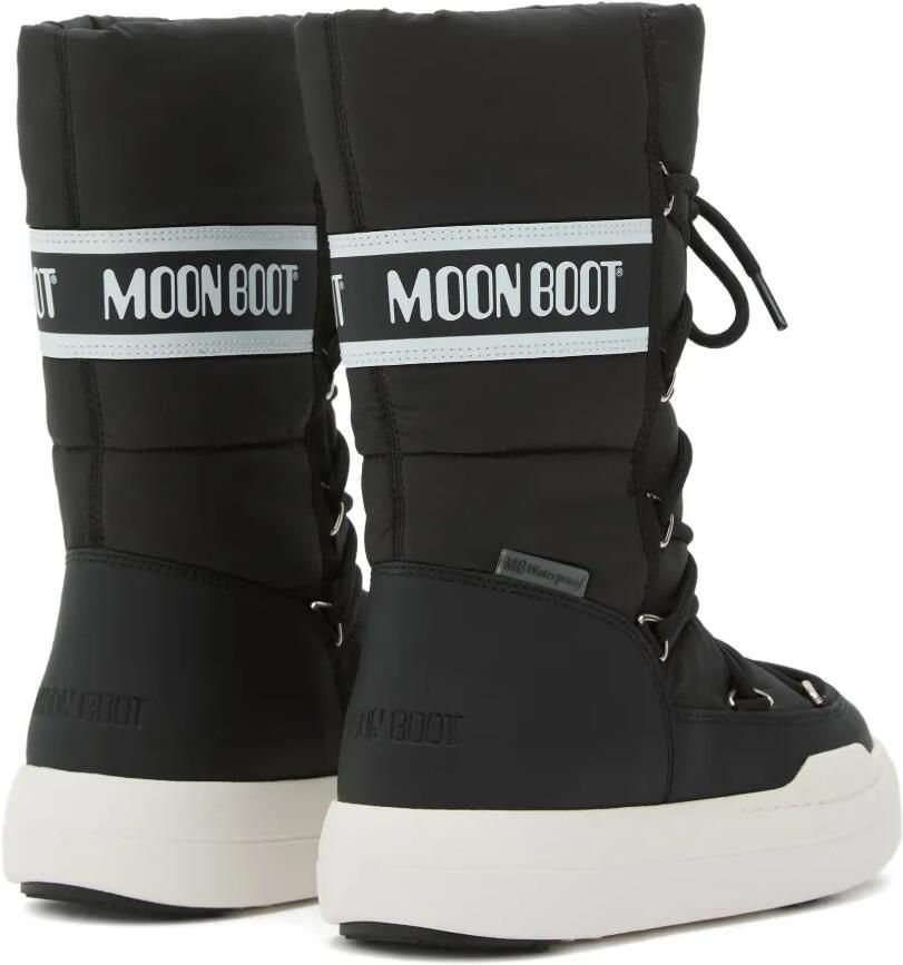 Moon Boot Kids Gewatteerde snowboots met veters Zwart - Foto 2