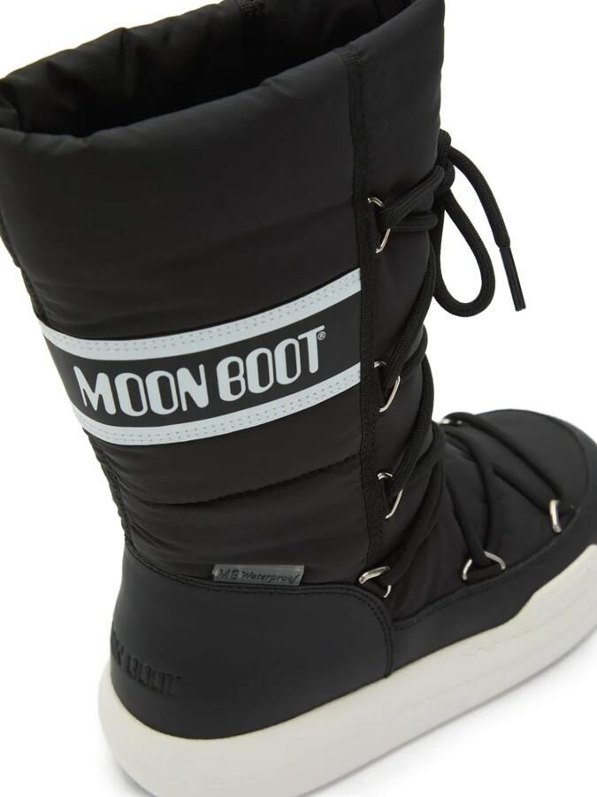Moon Boot Kids Gewatteerde snowboots met veters Zwart - Foto 4