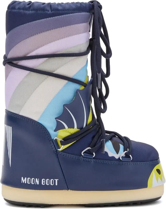 Moon Boot Kids Icon Dragon snow boots Blauw