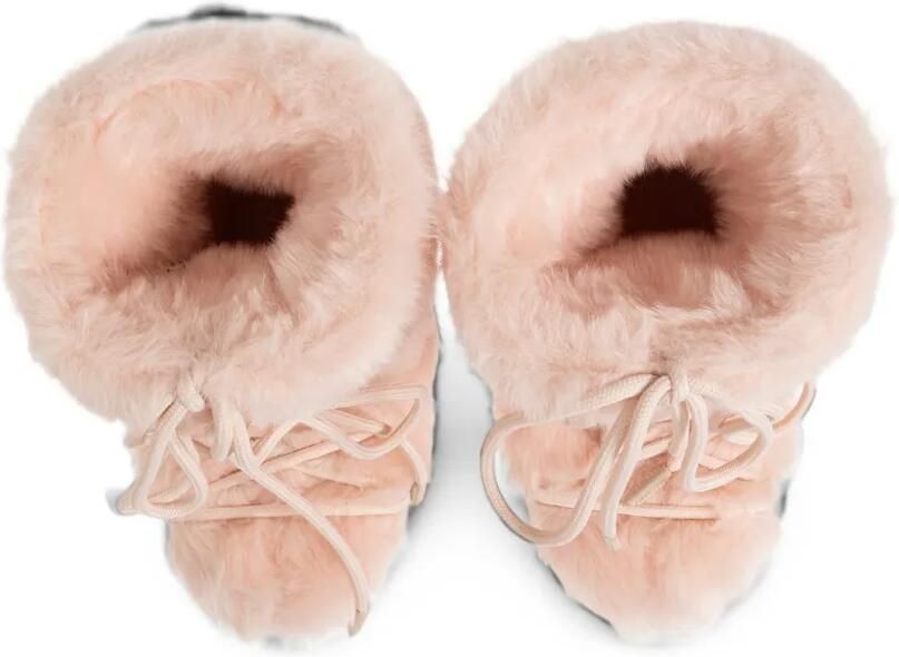 Moon Boot Kids Icon laarzen met imitatiebont Roze - Foto 4