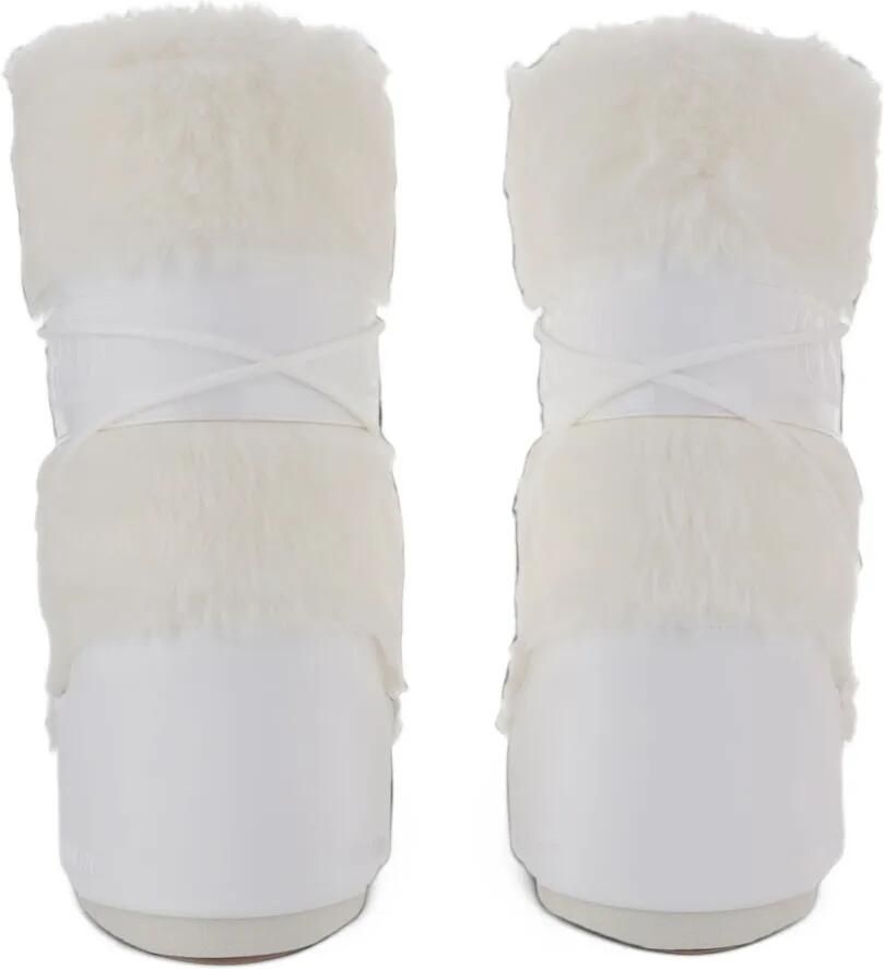 Moon Boot Kids Icon faux-fur lace-up boots Wit - Foto 2