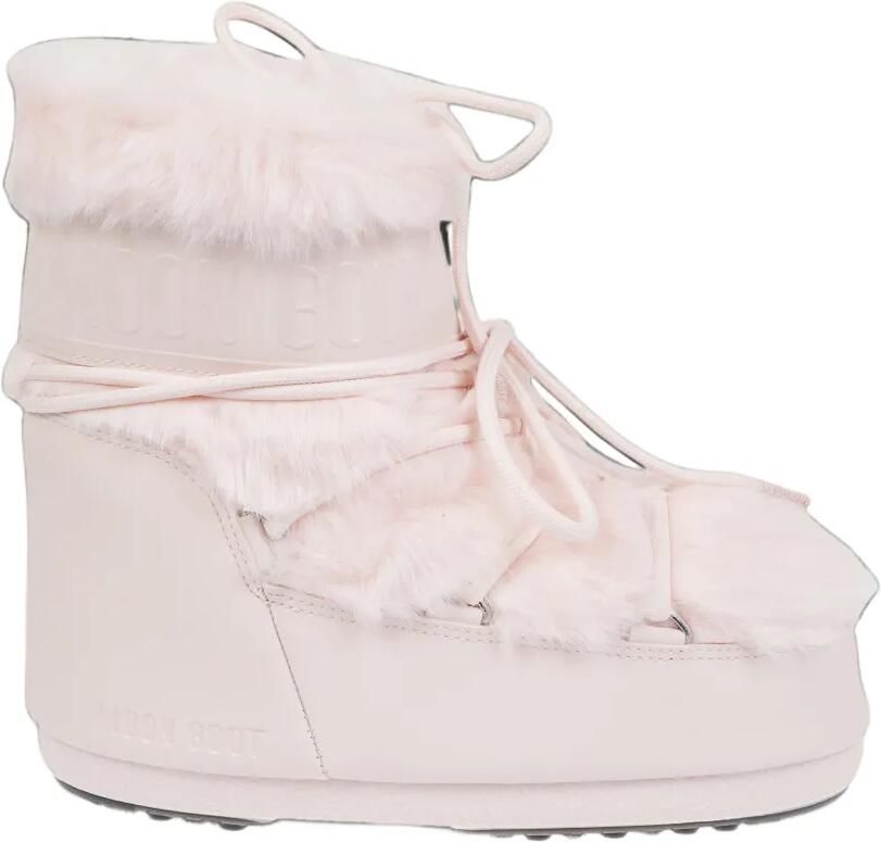 Moon Boot Kids Icon faux-fur snow boots Roze - Foto 2