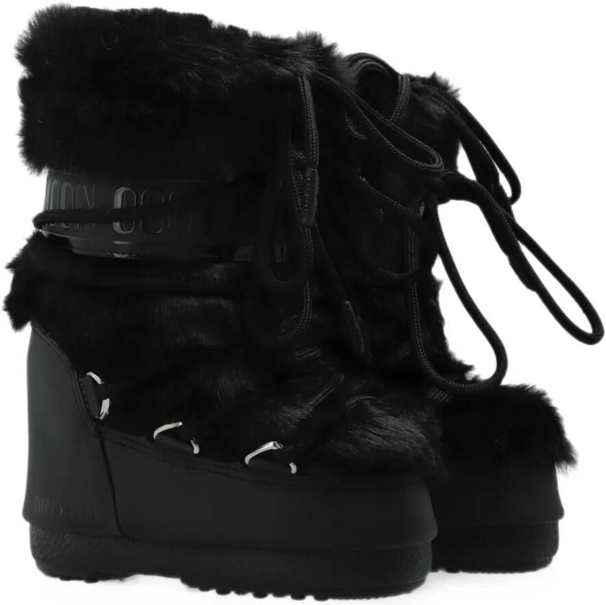 Moon Boot Kids Icon snowboots van imitatiebont Zwart - Foto 2