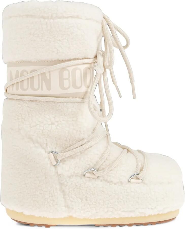 Moon Boot Kids Icon fleece snowboots Beige - Foto 3