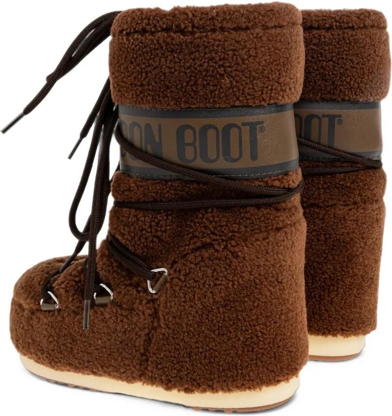 Moon Boot Kids Icon fleece snowboots Bruin - Foto 2