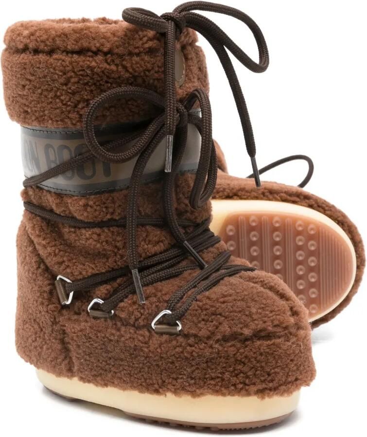 Moon Boot Kids Icon fleece snowboots Bruin - Foto 2