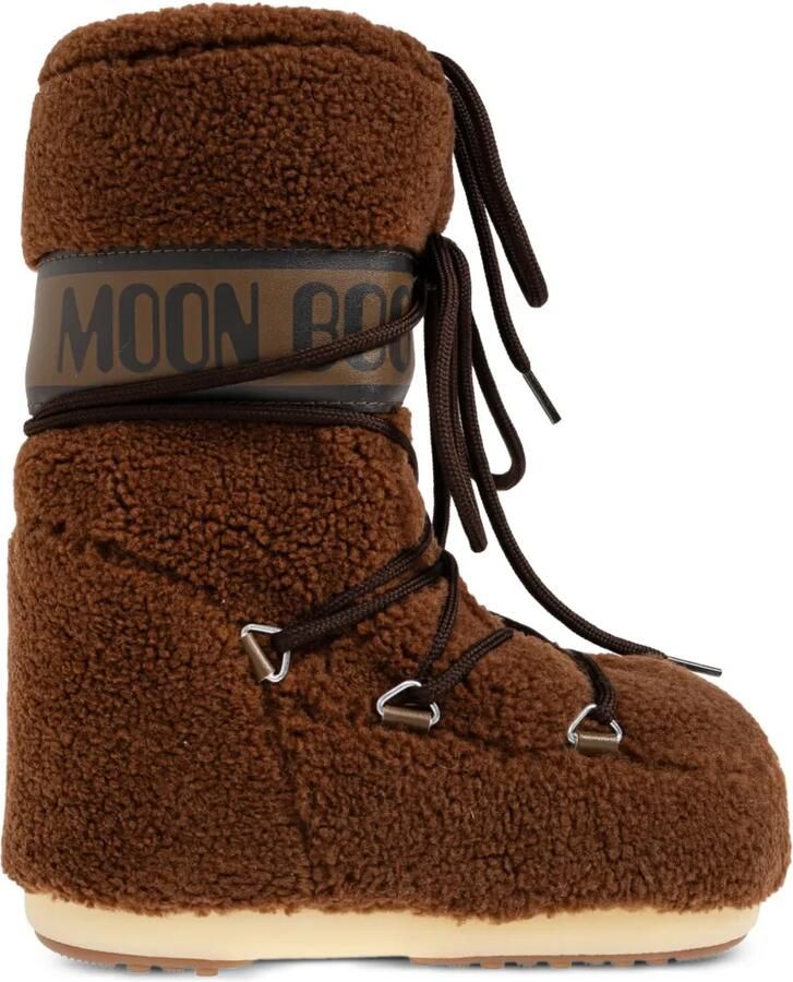 Moon Boot Kids Icon fleece snowboots Bruin