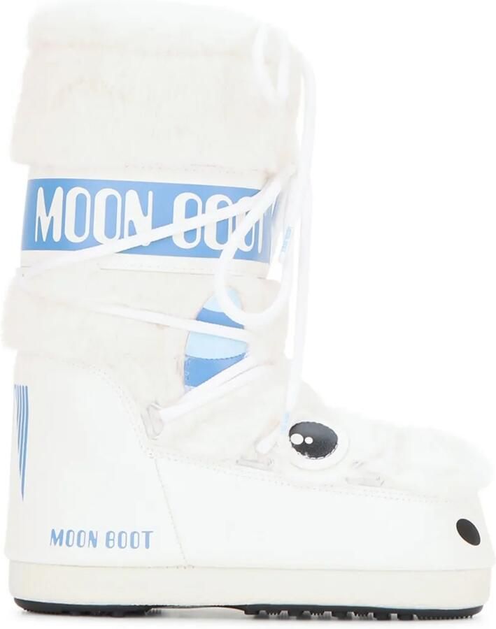 Moon Boot Kids Icon Little Yeti laarzen met platform Wit