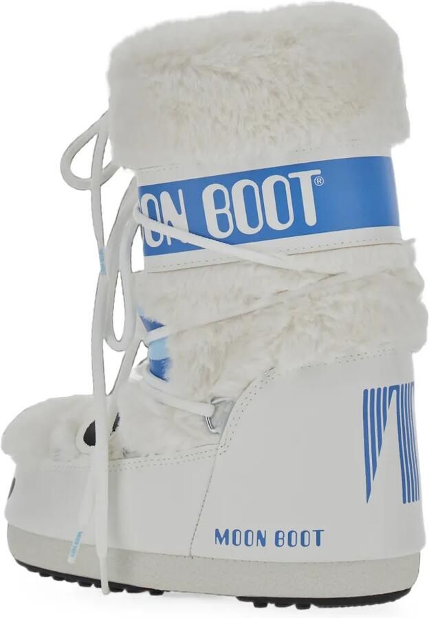 Moon Boot Kids Icon Little Yeti veterlaarzen van imitatiebont Wit - Foto 2