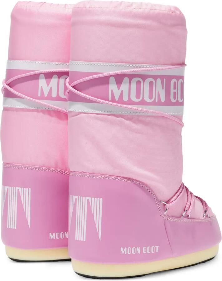 Moon Boot Kids Icon logo-print lace-up ski boots Roze - Foto 4