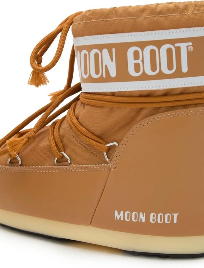 Moon Boot Kids Icon Low Brown veterlaarzen met logo Bruin - Foto 2