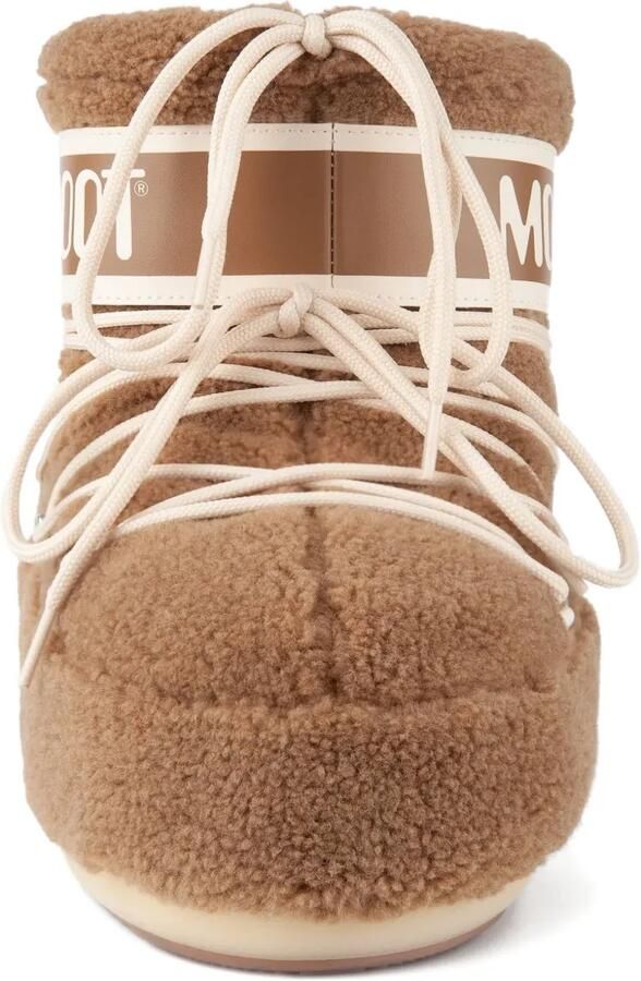 Moon Boot Kids Icon Low Camel veterlaarzen met logo Bruin - Foto 3