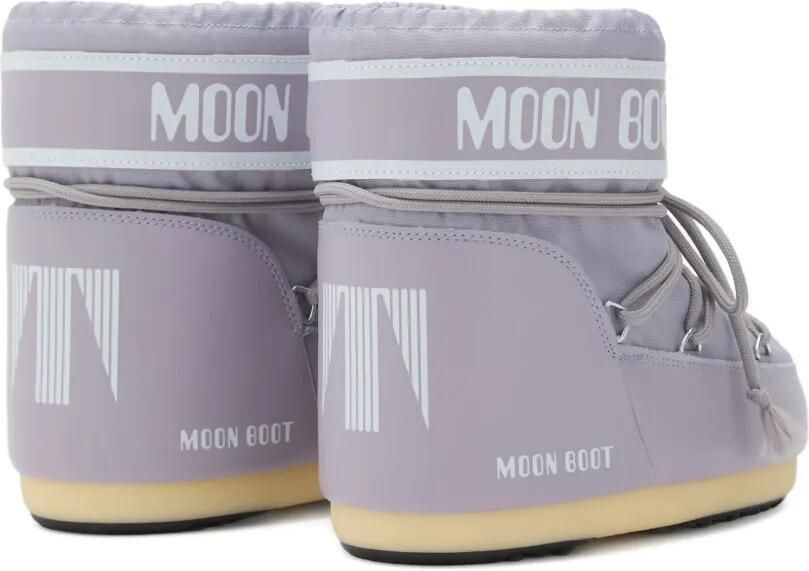 Moon Boot Kids Icon Low Lilac veterlaarzen met logoprint Paars - Foto 4