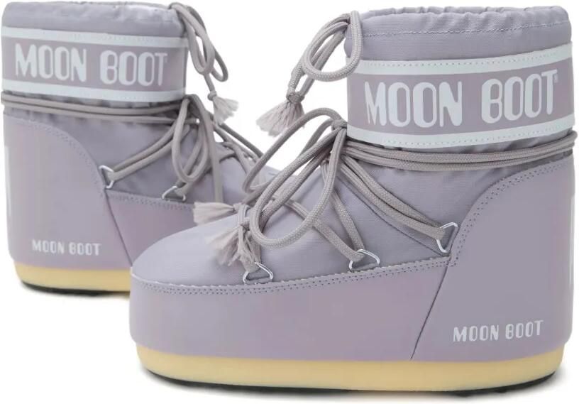 Moon Boot Kids Icon Low Lilac veterlaarzen met logoprint Paars - Foto 3