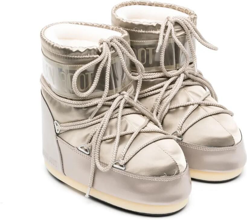 Moon Boot Kids Icon Low snowboots Metallic