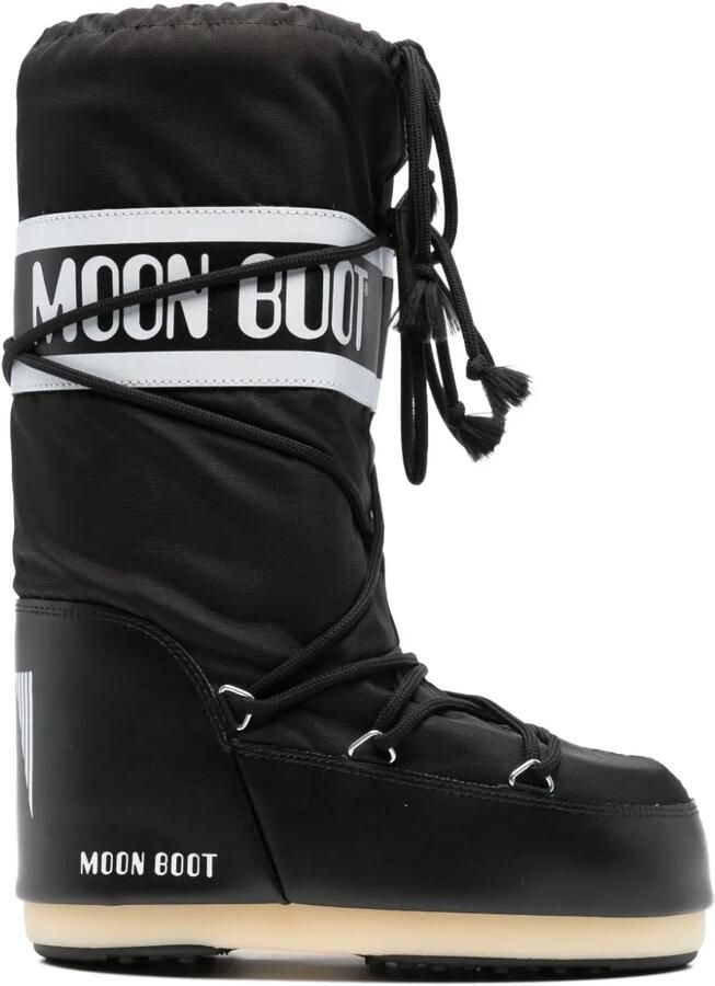 Moon Boot Icon nylon laarzen Zwart