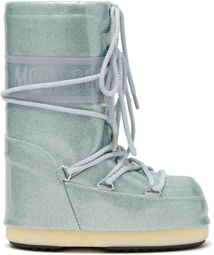 Moon Boot Kids Icon snowboots met glitter Blauw