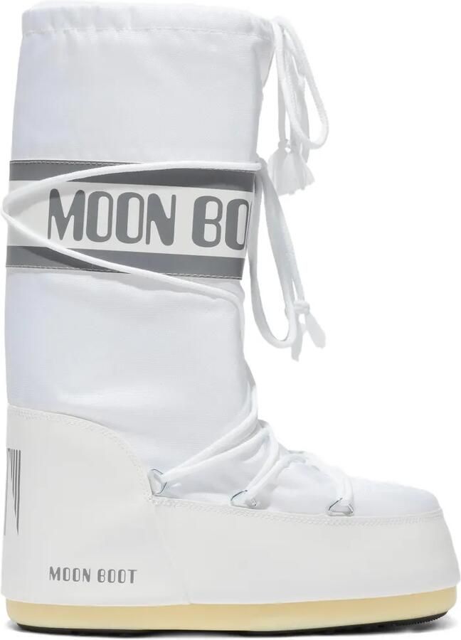 Moon Boot Kids Icon snowboots met logo Wit