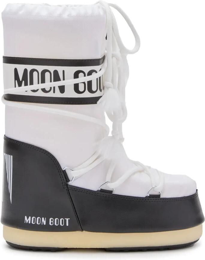Moon Boot Kids Icon tweekleurige laarzen Wit